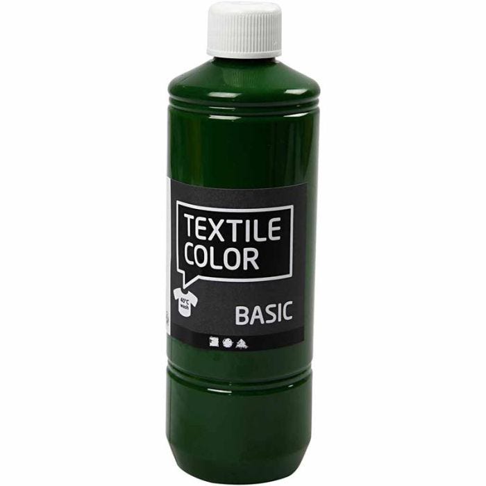Colore per tessuti, verde erba, 500 ml/ 1 bott.
