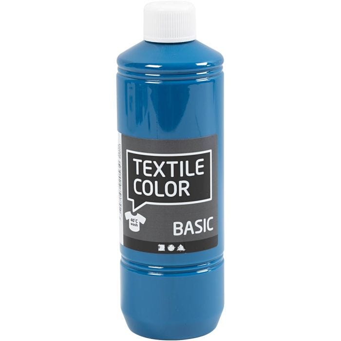 Colore per tessuti, blu turchese, 500 ml/ 1 bott.