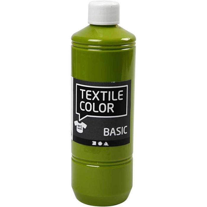 Colore per tessuti, kiwi, 500 ml/ 1 bott.