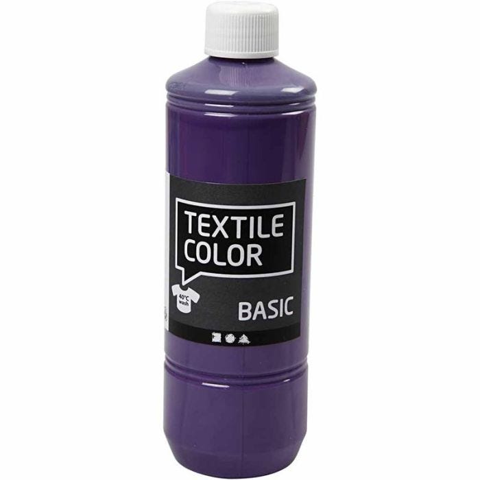 Colore per tessuti, lavanda, 500 ml/ 1 bott.