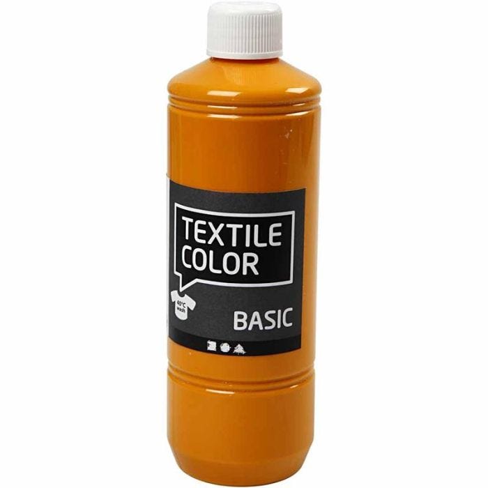 Colore per tessuti, senape, 500 ml/ 1 bott.