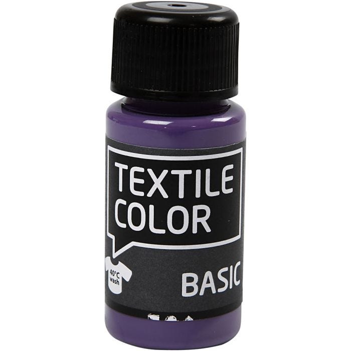 Colore per tessuti, lavanda, 50 ml/ 1 bott.