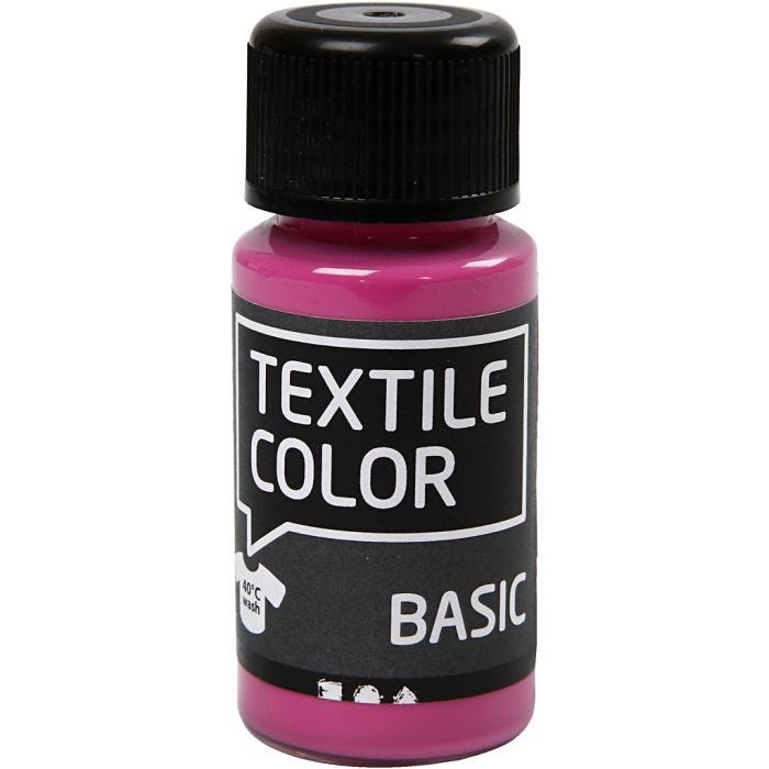 Colore per tessuti, rosa, 50 ml/ 1 bott.