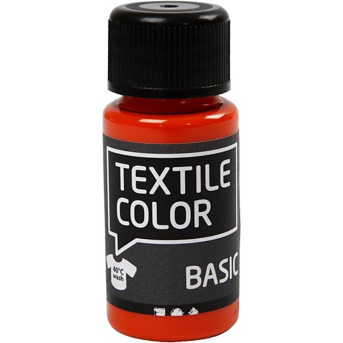 Colore per tessuti, arancio, 50 ml/ 1 bott.
