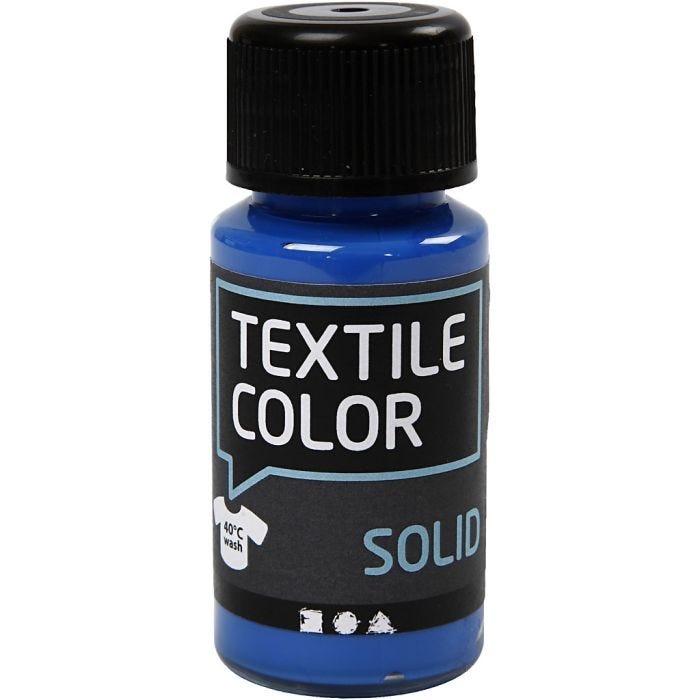 Base per tessuti, opaca, blu brillante, 50 ml/ 1 bott.