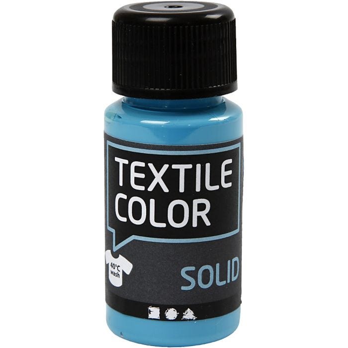 Base per tessuti, opaca, blu turchese, 50 ml/ 1 bott.