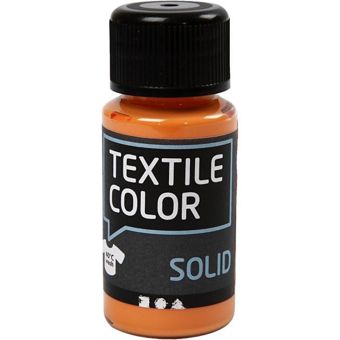 Base per tessuti, opaca, arancio, 50 ml/ 1 bott.