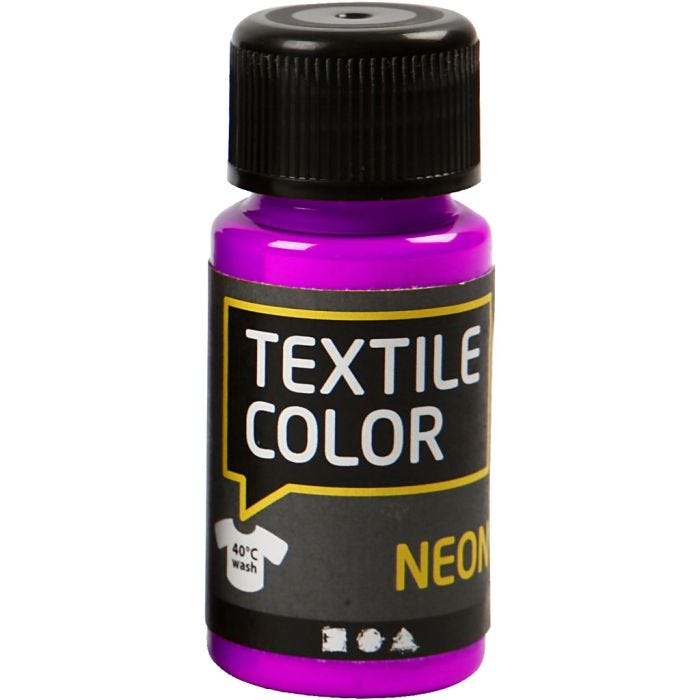 Colore per tessuti, lilla neon, 50 ml/ 1 bott.