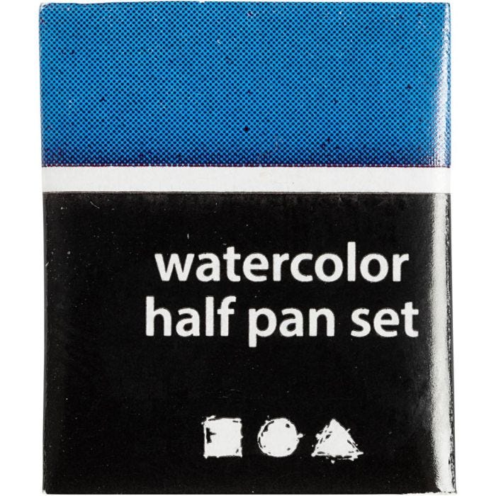 Acquerelli, ½-pan, misura 10x15x20 mm, blu, 1 pz