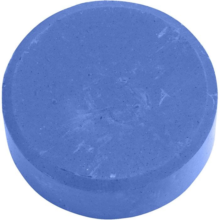 Acquerelli, H: 19 mm, diam 57 mm, blu, 6 pz/ 1 conf.