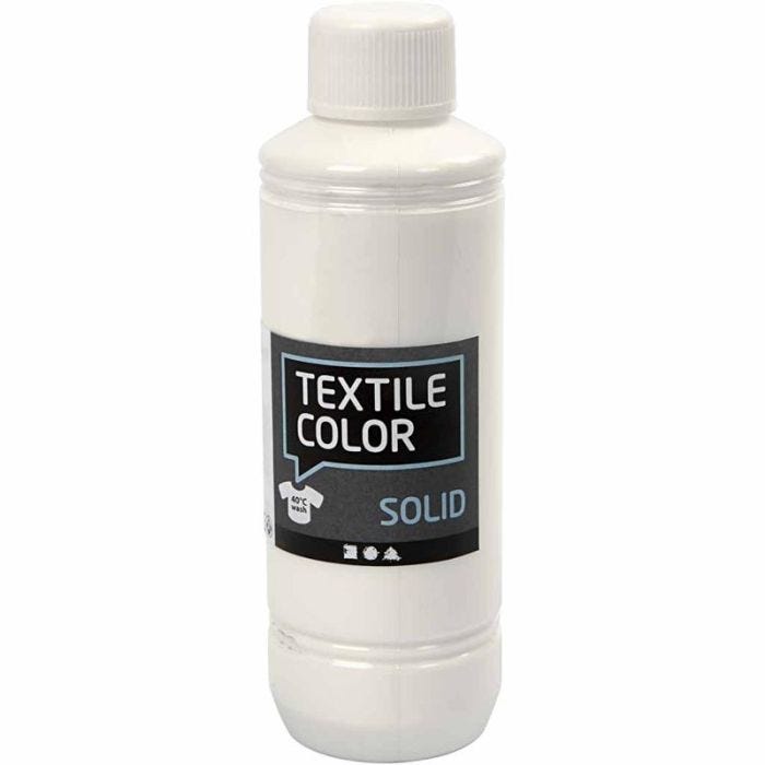 Base per tessuti, opaca, bianco, 250 ml/ 1 bott.