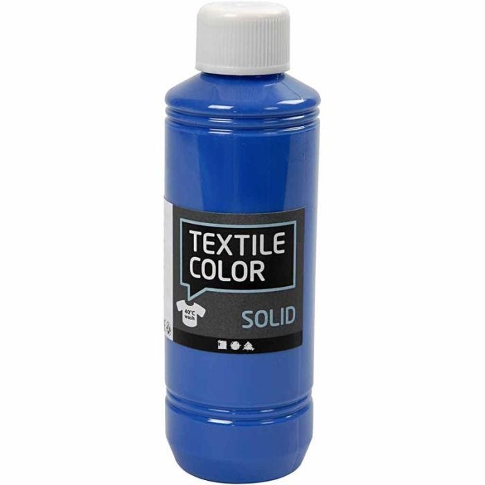 Base per tessuti, opaca, blu brillante, 250 ml/ 1 bott.