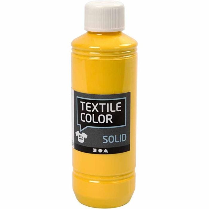 Base per tessuti, opaca, giallo, 250 ml/ 1 bott.