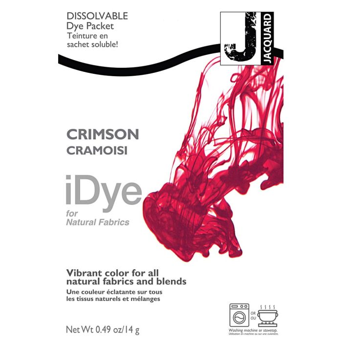 iDye per tessuti naturali, crimson (090), 14 g/ 1 conf.