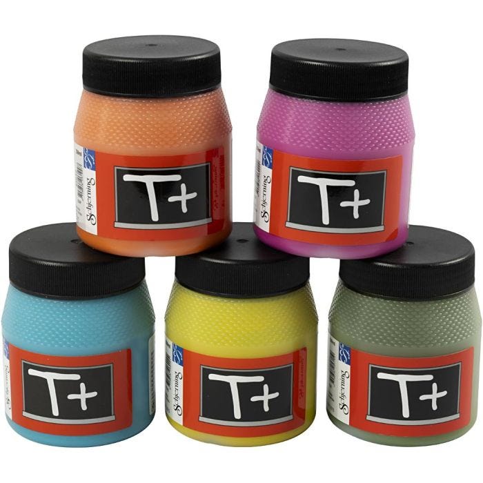 Vernice per lavagna, colori asst., 5x250 ml/ 1 conf.