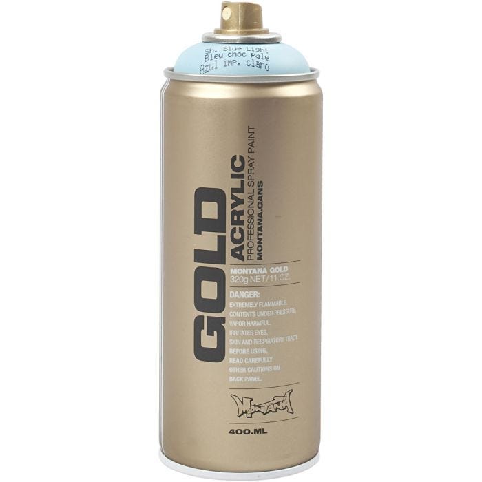 Vernice Spray, azzurro, 400 ml/ 1 vasch.