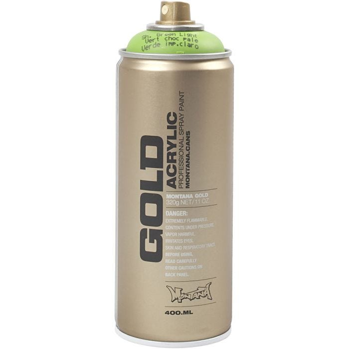 Vernice Spray, verde chiaro, 400 ml/ 1 vasch.
