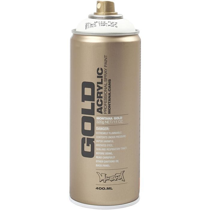 Vernice Spray, bianco, 400 ml/ 1 vasch.