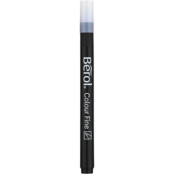 Berol Colourfine, ampiezza tratto 0,6 mm, nero, 12 pz/ 1 conf.