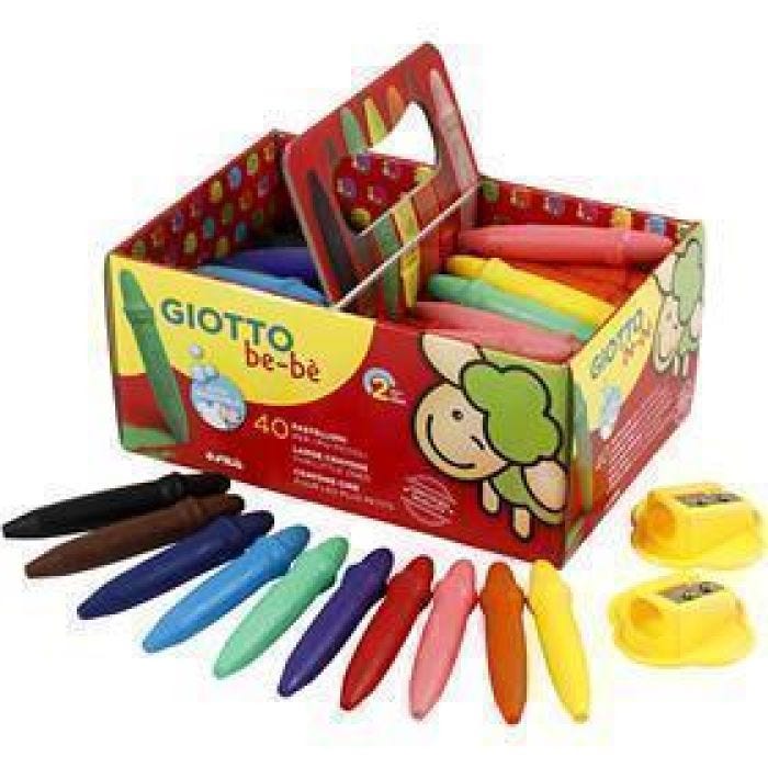 Pastelli a cera, L: 7 cm, diam 11 mm, 40 pz/ 1 conf.