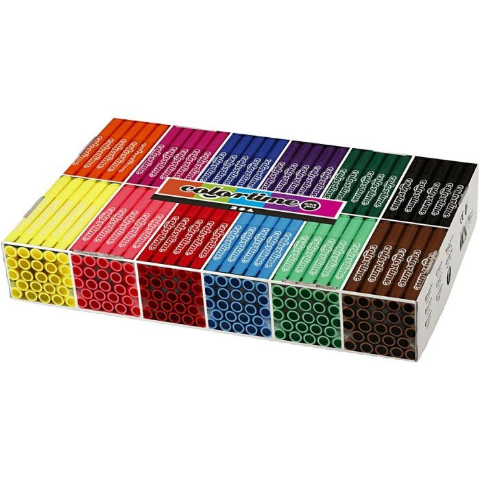 Pennarelli Colortime, ampiezza tratto 5 mm, colori standard, 12x24 pz/ 1 conf.