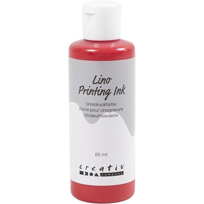 Inchiostro per Stampa a Blocchi, rosso, 85 ml/ 1 bott.