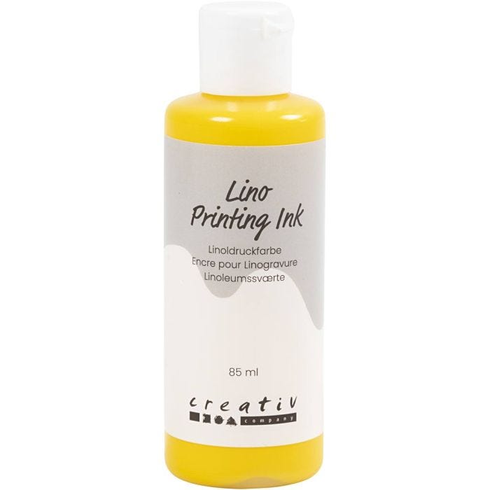 Inchiostro per Stampa a Blocchi, giallo, 85 ml/ 1 bott.