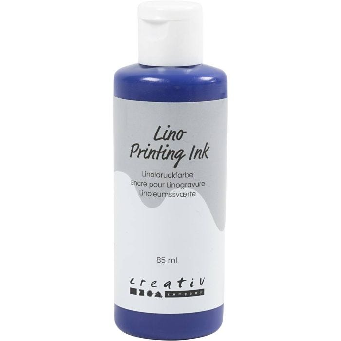 Inchiostro per Stampa a Blocchi, blu, 85 ml/ 1 bott.