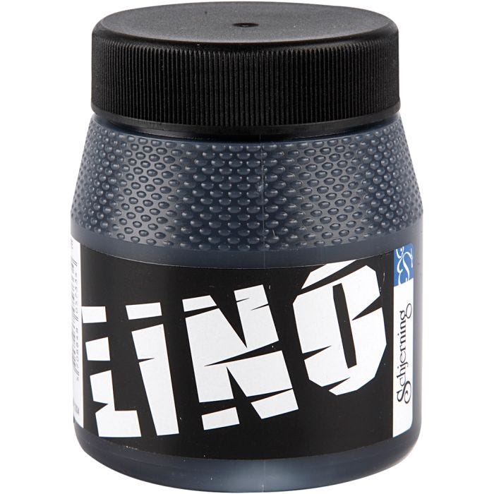 Inchiostro per Stampa a Blocchi, nero, 250 ml/ 1 vasch.