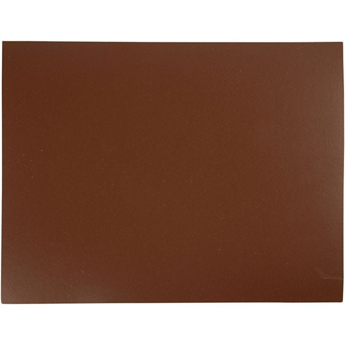 Blocco di linoleum, misura 30x39 cm, spess. 2,5, marrone, 1 pz