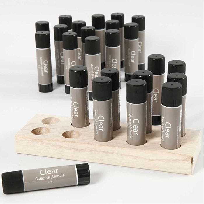 Stick Colla Trasparente, 21 g, 24 pz/ 1 conf.