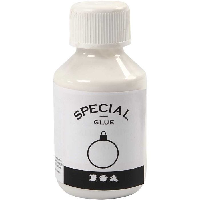 Colla per vetro, transparent, 100ml/ 1 bott.