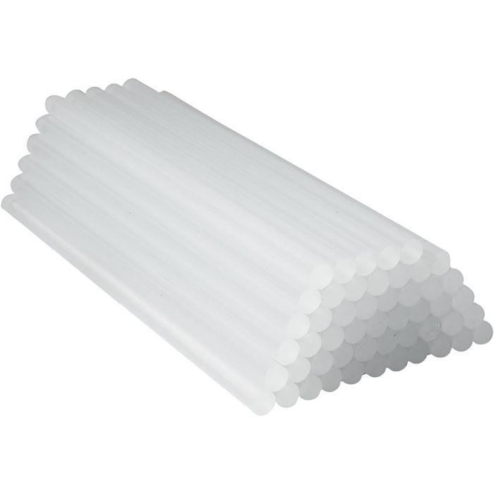 Ricariche stick per colla a caldo Maxi, L: 25 cm, diam 11 mm, 50 pz/ 1 conf.
