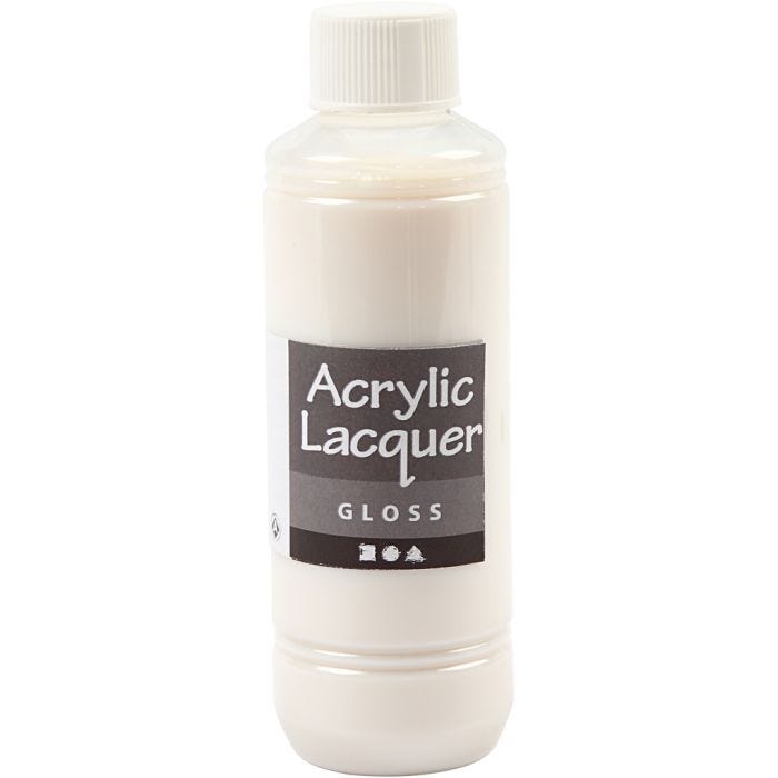 Vernice Acrilica, brillante, 250 ml/ 1 bott.