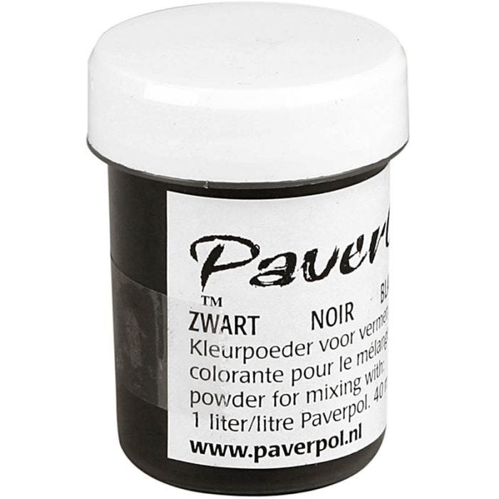 Pavercolor, nero, 40 ml/ 1 vasch.