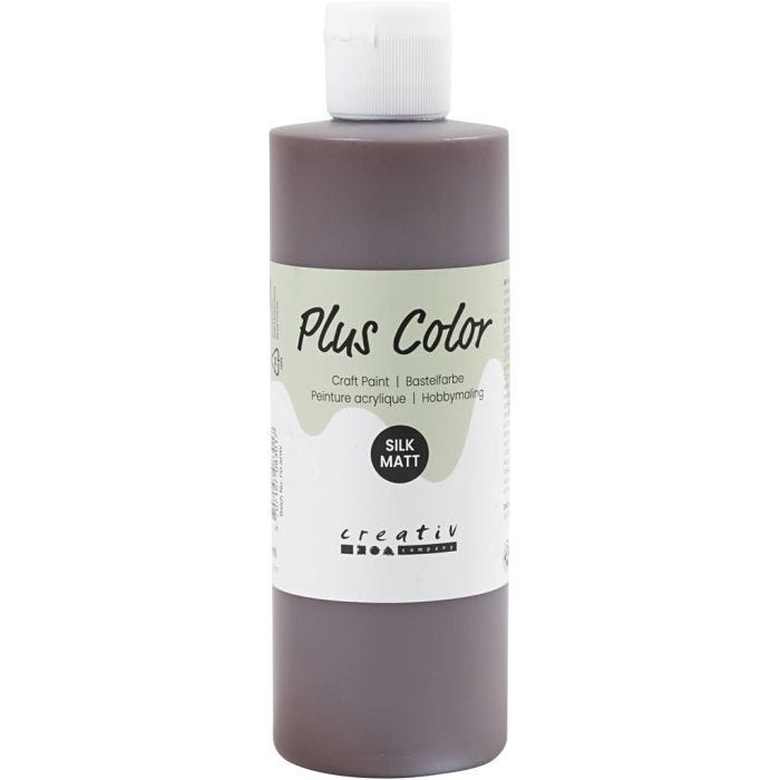 Plus Color Craft Paint, cioccolato, 250 ml/ 1 bott.