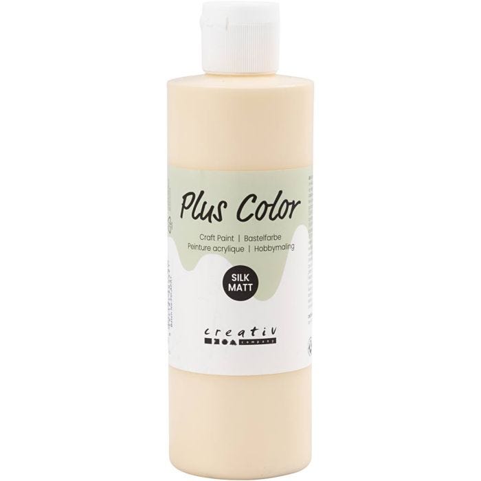Plus Color Craft Paint, rosa chiaro, 250ml/ 1 bott.
