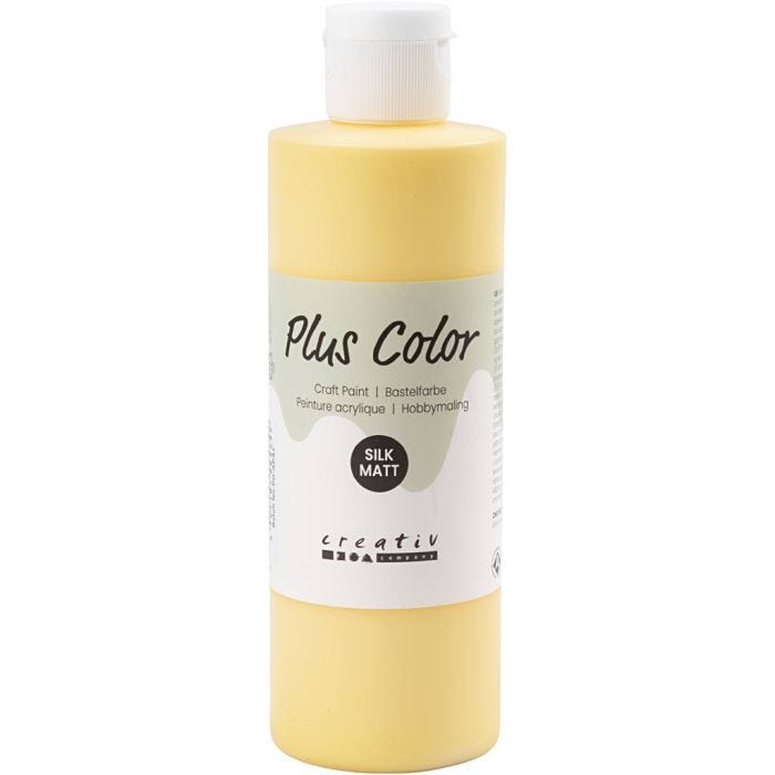 Plus Color Craft Paint, giallo croco, 250ml/ 1 bott.