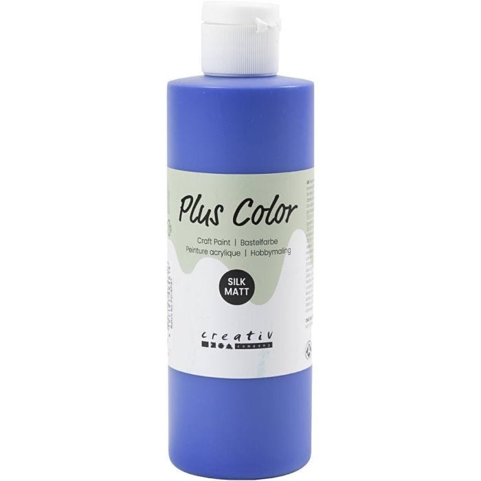 Plus Color Craft Paint, ultra marine, 250 ml/ 1 bott.
