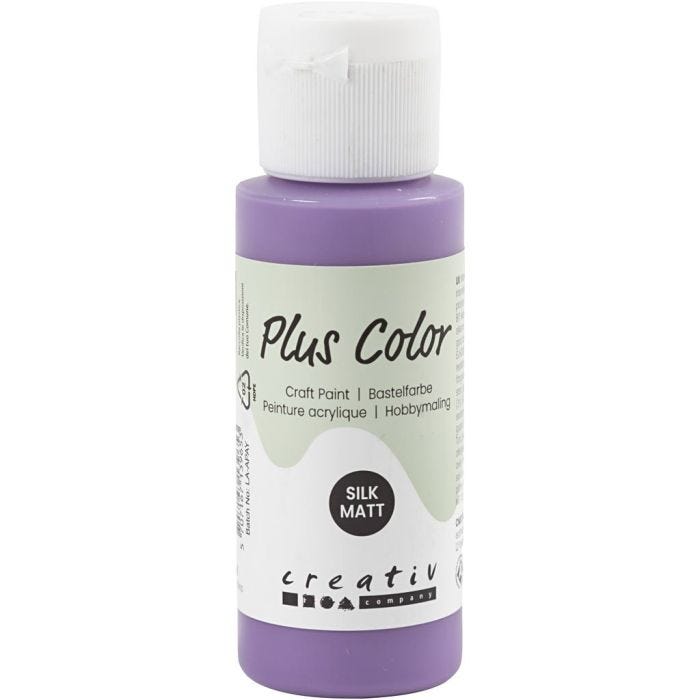 Plus Color Craft Paint, lilla scuro, 60 ml/ 1 bott.