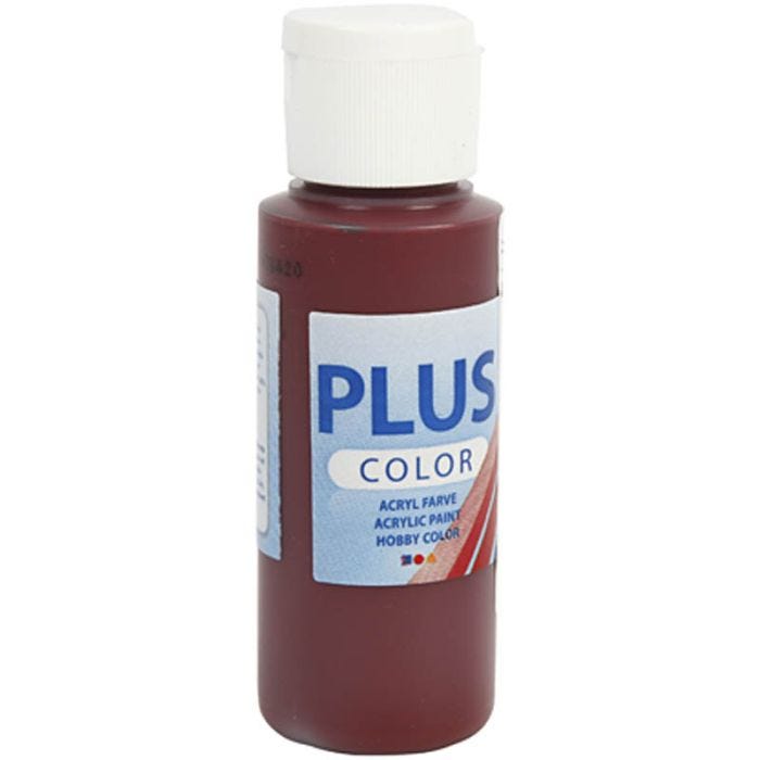 Plus Color Craft Paint, bordeaux, 60ml/ 1 bott.