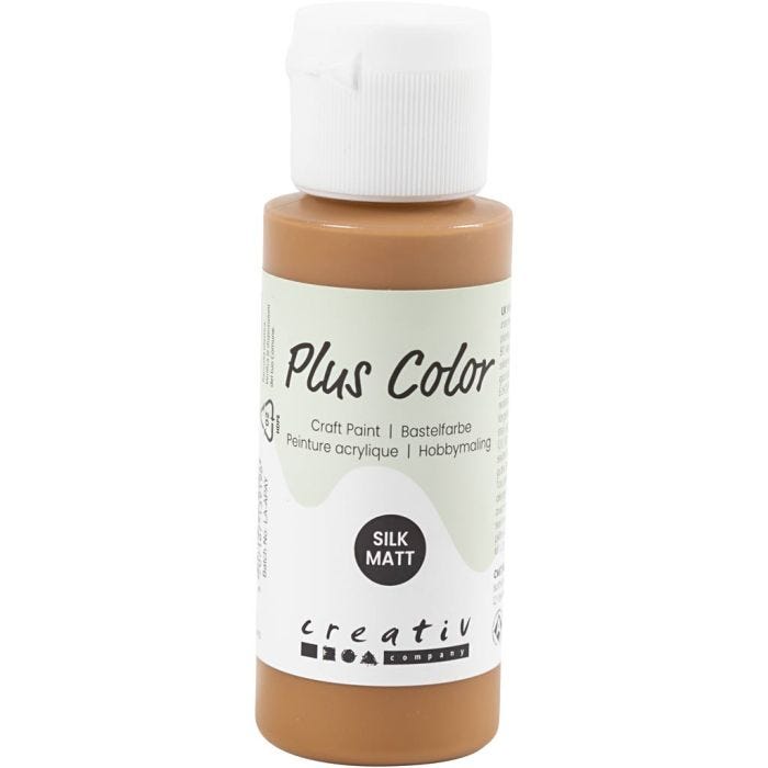 Plus Color Craft Paint, terra di Siena, 60ml/ 1 bott.