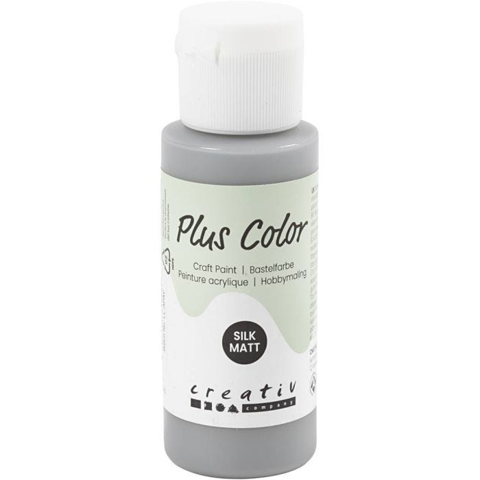 Plus Color Craft Paint, grigio pioggia, 60 ml/ 1 bott.