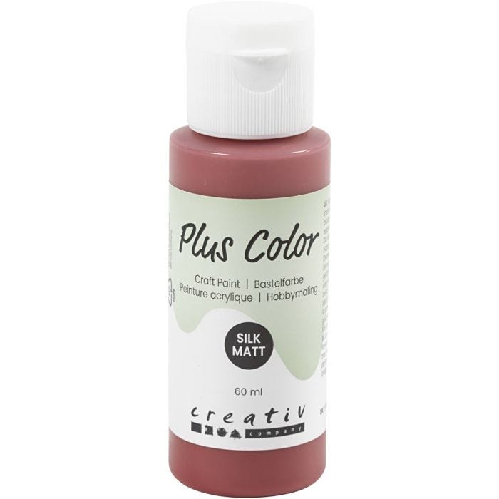 Plus Color Craft Paint, rosso antico, 60 ml/ 1 bott.