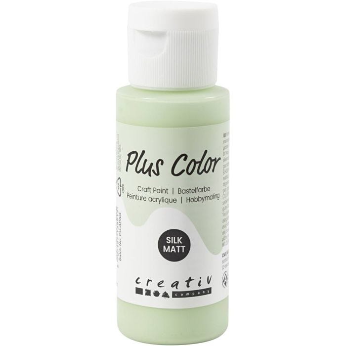 Plus Color Craft Paint, verde primavera, 60ml/ 1 bott.