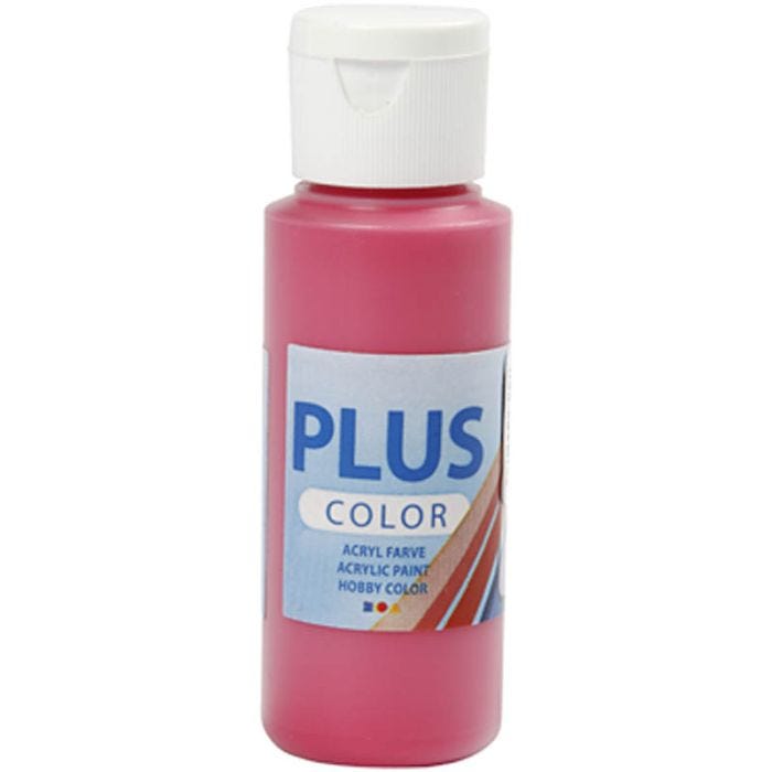 Plus Color Craft Paint, rosso primario, 60 ml/ 1 bott.