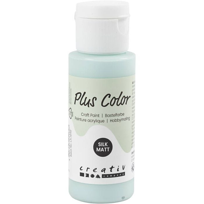 Plus Color Craft Paint, verde menta, 60 ml/ 1 bott.