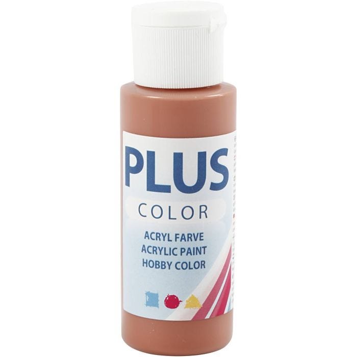 Plus Color Craft Paint, terracotta, 60 ml/ 1 bott.