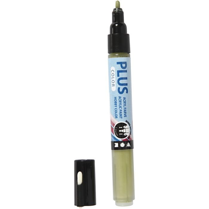 Plus Color Marker, L: 14,5 cm, ampiezza tratto 1-2 mm, eucalipto, 5,5 ml, 1 pz