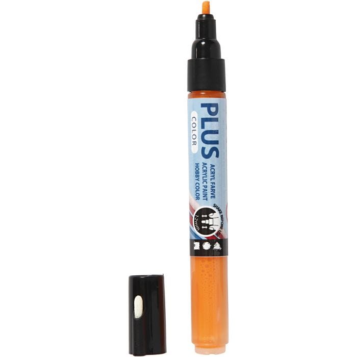 Plus Color Marker, L: 14,5 cm, ampiezza tratto 1-2 mm, zucca, 5,5 ml, 1 pz